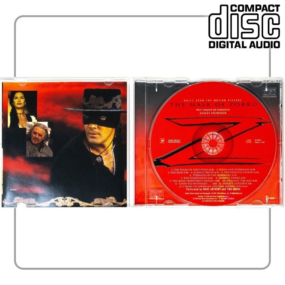 The Mask of Zorro Soundtrack 1998 - Music CD